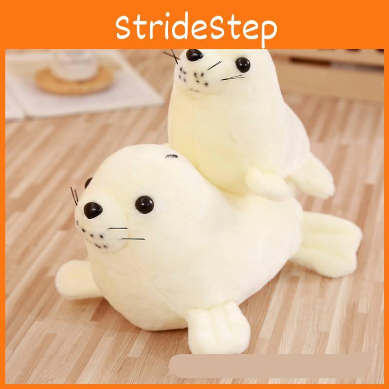 White Sea Lion Stuffed Toy Plush Animal Doll Children Sleeping Gift Partner