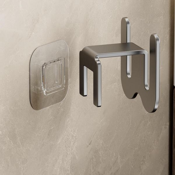 1PCS Wall Mount Punching-Free Slipper Rack Bathroom and Toilet Wall Drain Slipper Storage Hook Shelf Practical Shoe Holder