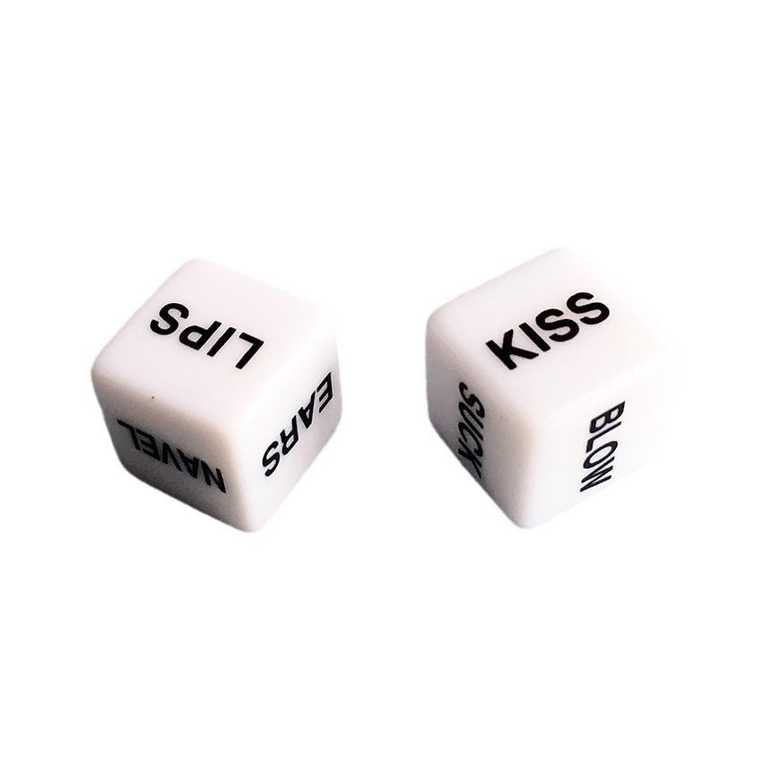 Erotic Luminous Flirting Dice Set - Adult Pose Dice for Couples