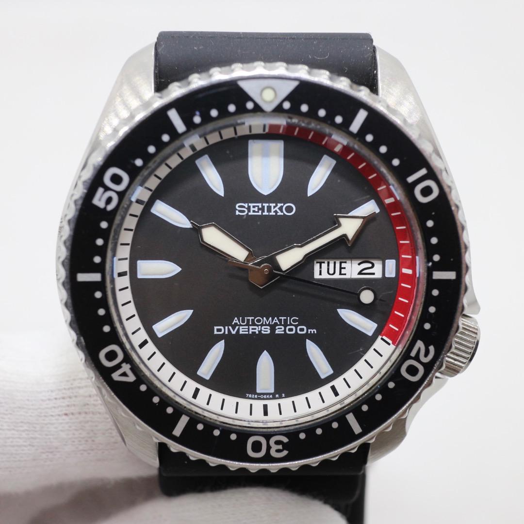 

[USED] SEIKO SCUBA DIVER S Automatic Watch 7S26-02K0 Working