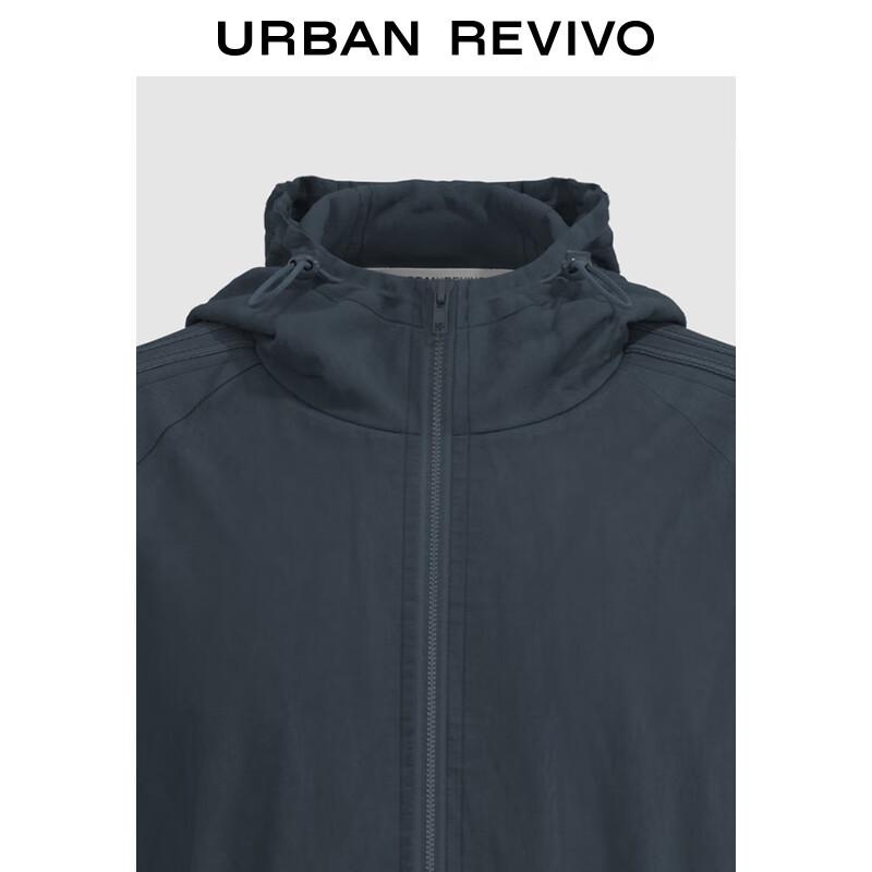UR Men's Oversized Drawstring Hooded Jacket