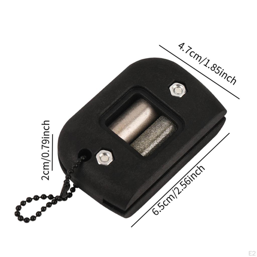 Ice Skate Sharpener Whetstone Skates Accessories Manual Fine and Rough Skating Edge Blade