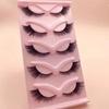 Faux Cils Européens & Américains Style Yeux de Renard Inclinés - Pack de 7 Paires, Coin Externe Allongé, Bande Complète
