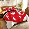 Wrzburger Kickers Bedding Quilt Set Quilt Cover Pillowcase Home Decoration Birthday Gift (1 * Duvet Cover + 2 * Pillowcase, Without Core)