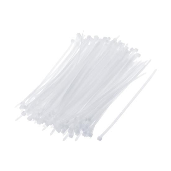 250/500/1000Pcs Universal Nylon Cable Tie Buckle Heavy Duty Self-Locking Nylon Zip Tie Indoor Outdoor Automotive Car Mount Wire Tie Fastener Strap