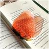 Marque-page pomme en acrylique transparent délicat Marque de lecture Cadeau étudiant Sensation premium Mignon Marque-pages tomate raisin Fruit Shuqian