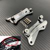 Black/Chrome 4 Point Docking Hardware Kit For Harley Touring Road King Street Glide Road Glide FLHR FLHX FLTRX Motorcycle