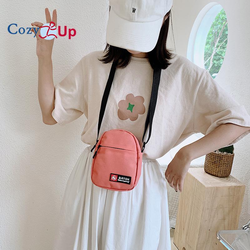 Cozy Up Handytasche, Umhängetasche für Damen, vielseitige kleine Umhängetasche mit Internet-Berühmtheiten für Studenten, Mini-Canvas-Tasche