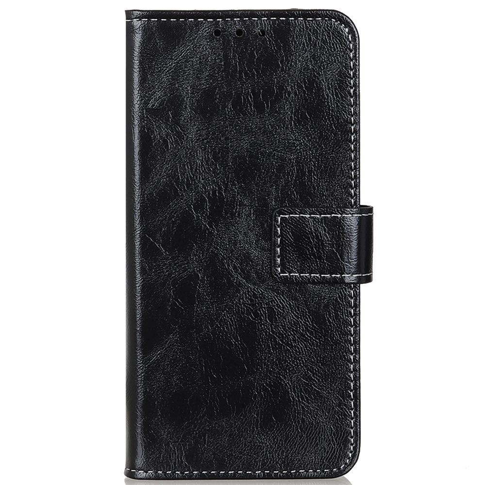 Für Xiaomi Redmi A3/Poco C61 4G PU Lederhülle Handy-Rückseite Retro Handyhülle