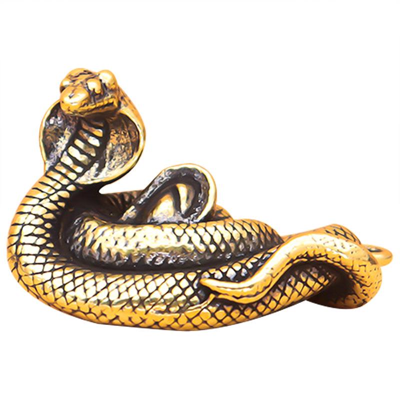 Yuanbao Snake Keychain DIY Accessories - Dragon Boat Festival Pendant, Jinbang Name Luxury Gift