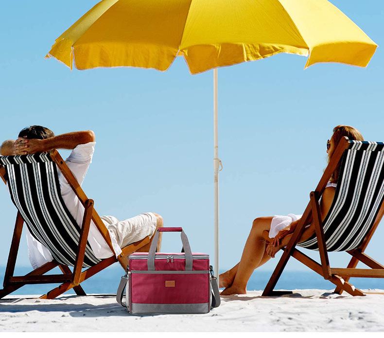 Insulated Food Delivery & Picnic Bag with Ice Pack