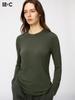Uniqlo HeaTTech Cashmere Blend Crewneck T  Long Sleeve  exTra Warm