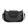 Pu Dot Pattern Crossbody Bag With Zipper Closure And Mobile Pocket For Daily Use
