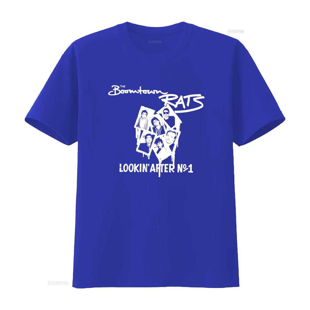 The Boomtown Rats Lookin After No 1 Music Band T Shirt Stylish Rock Merch for Fans Vintage Washed Slightly Comfortable