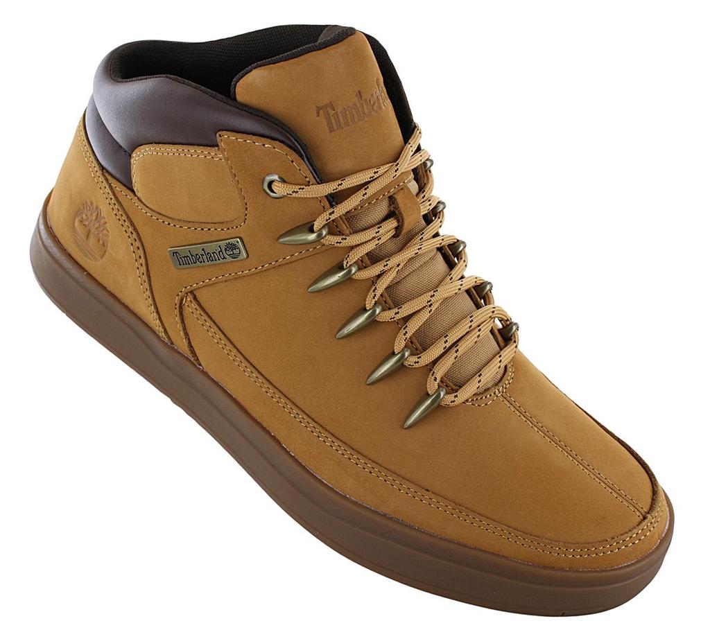 Timberland Davis Square - Pánské Boty Boty Kožené Hnědé TB0A1UZV-754 ORIGINÁL