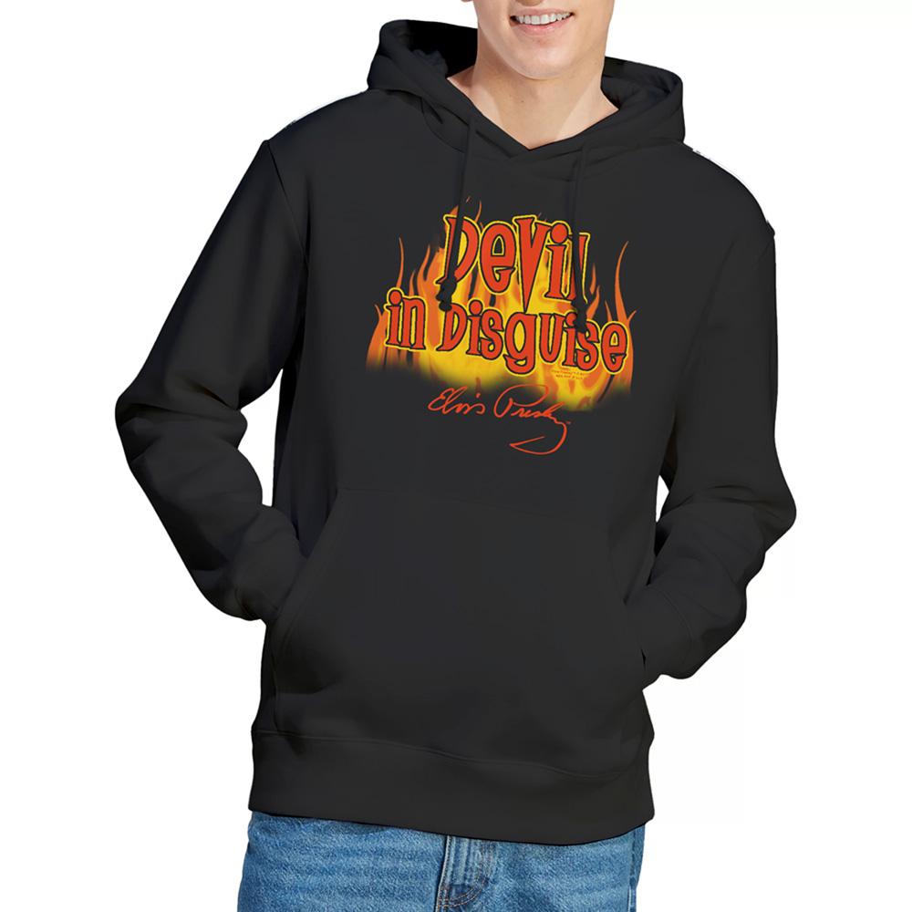 Elvis Presley Unisex Adult Devil In Disguise Hoodie