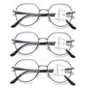 Unisex Progressive Multifocal Reading Glasses Fashion Womens Round Presbyopia Eyeglasses Men Ultralight HD Computer Eyewear