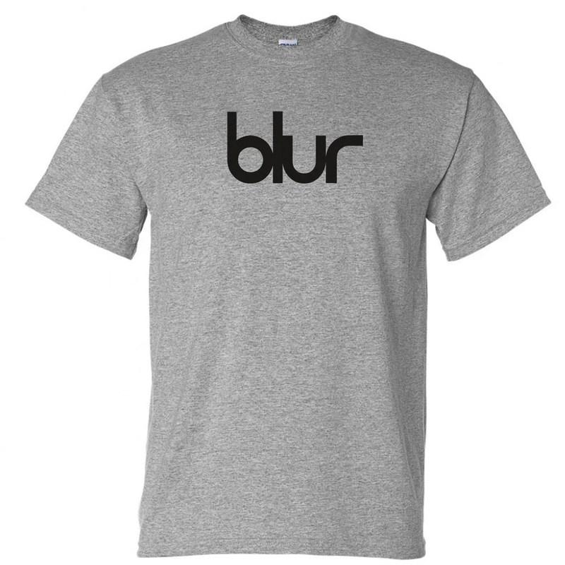 Blur Band UK RockPunk Music Cotton LooseFitting Casual StraightNecked ShortSleeved TShirt M