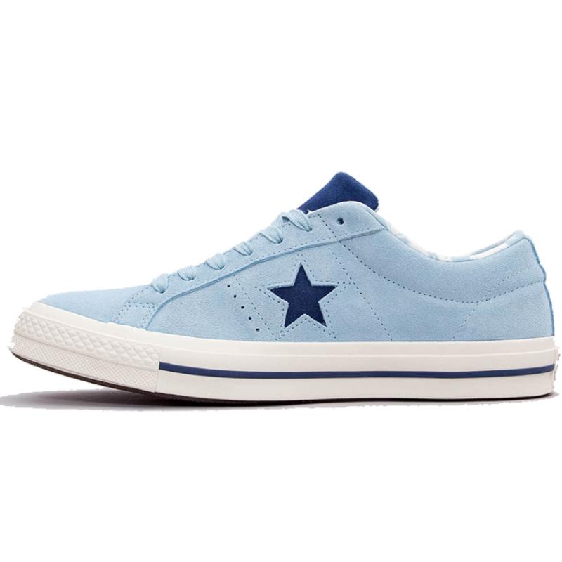 

Converse One Star Ox Vintage Casual Board Shoes Unisex Aqua Blue 45