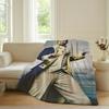 Fashion print L-Lin Manuel Miranda Blanket For Sofa Office Bed Plane Travel Sleep Read Relax Camping Soft And Warm