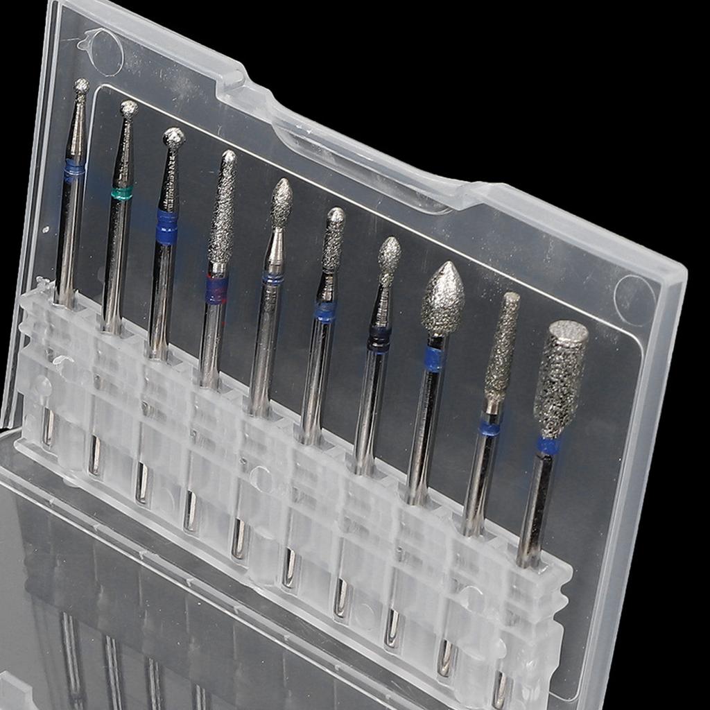 Nail Drill Bit Set Practical Safe Convenient Durable High Hardness Wearproof Nail Polishing Head for Women
