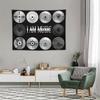 I AM MUSIC Retro CD Collection Tapestry  Perfect for Bold Unique Stylish  Nostalgic Home Decor with Vintage Charm