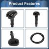 INFINAUTO Front Windshield Washer Nozzle Front Wiper Spray Nozzle with