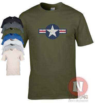 Ww2 Usaaf Logo TShirt Flying Fortress P51 Mustang P38 P47 P40 Us Army Airforce