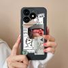 For Tecno Itel A70 Phone Case Cool Girl Cartoons Pattern Liquid Silicone Shell For ItelA70 A 70 High-quality New Design Fundas