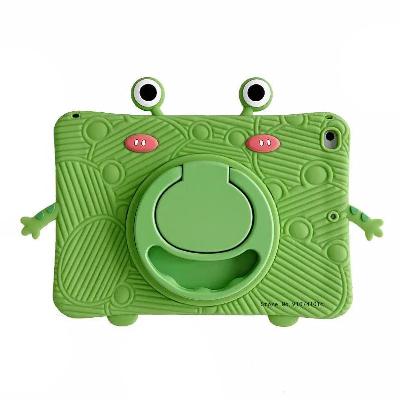 Kids Cover for iPad 10.2 7 8 9th 10th 11th A16 Pro11 9.7 Air 1 2 4 5 6 10.9 Mini6 Tablet Case Silicon Stand Funda