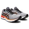Asics Men's Gel-Nimbus 24 Sheet Rock Shocking Orange Running Shoes 1011B359-020