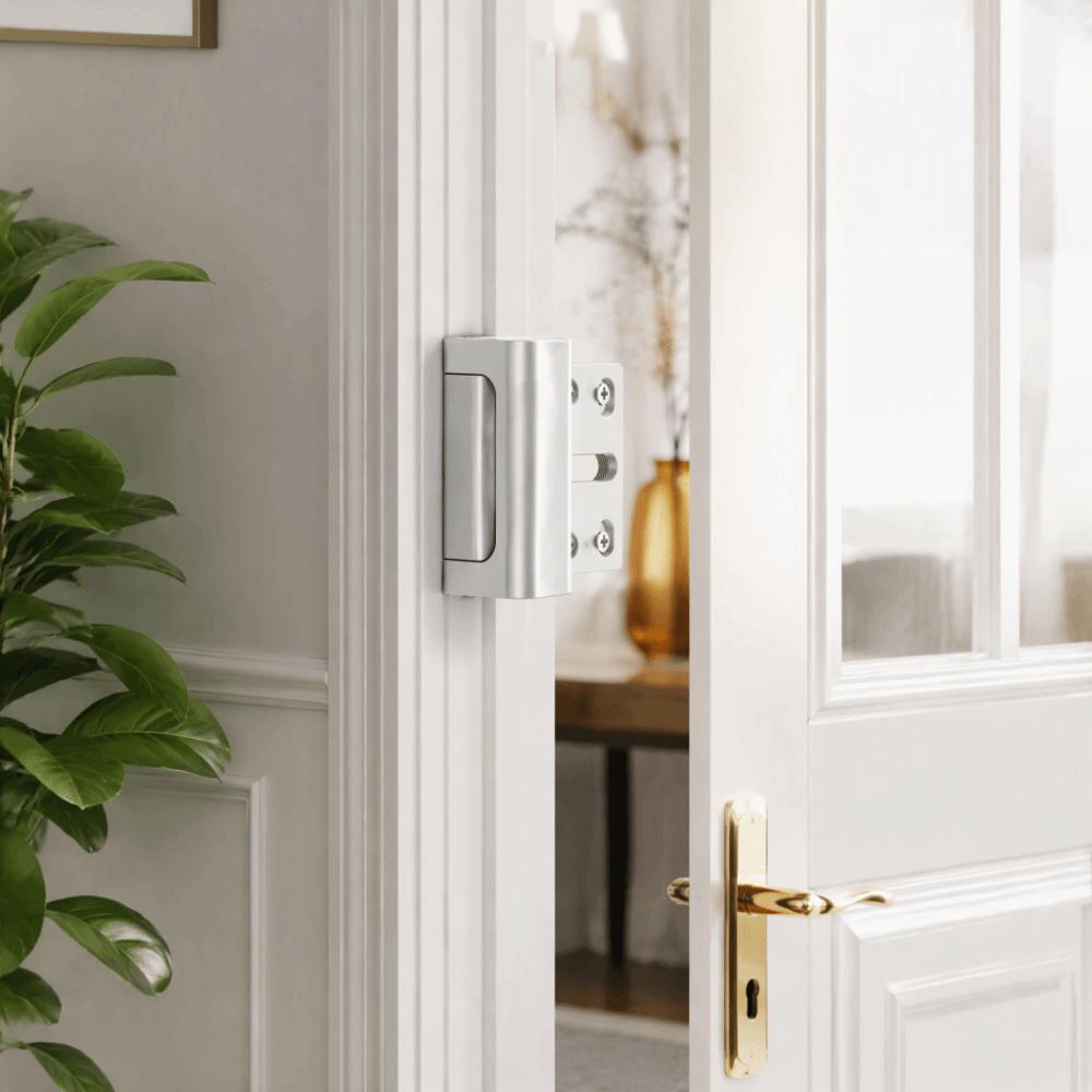 Easy to Install Door Lock Aluminum Zinc Zinc Alloy Childproof Door Lock Night Lock  Inward Swinging Door
