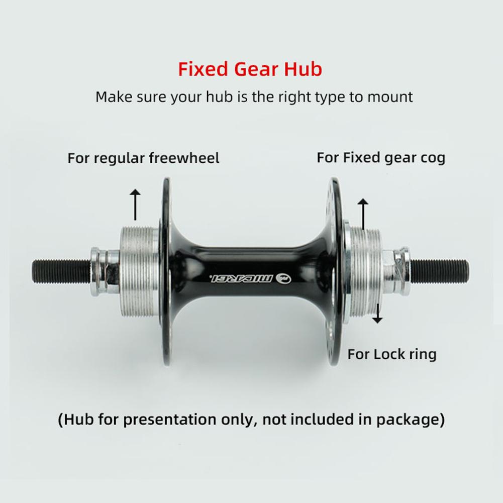 13t/14t/15t/16t/17t Fixed Gear Bicycle Wheel Cogs Sprocket With Lock Ring Cycling Accessories For Fixie Track Bike Hub