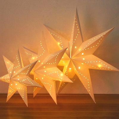 Wydrążona Gwiazda Wiszący Wisiorek Eid Mubarak Ramadan Kareem Dekoracja Lampion 2024 Islamskie Muzułmańskie Artykuły na Imprezę Boże Narodzenie Urodziny