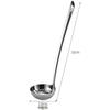 Long Handle Stainless Steel Hot Pot Skimmer Ladle for Soup and Porridge