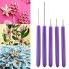 Paper Quilling Tools Set, Slotted Tools 5 Sizes   Quilling Paper Craft with Tweezers Curling for Beginners Making 3D Flowers Decorations