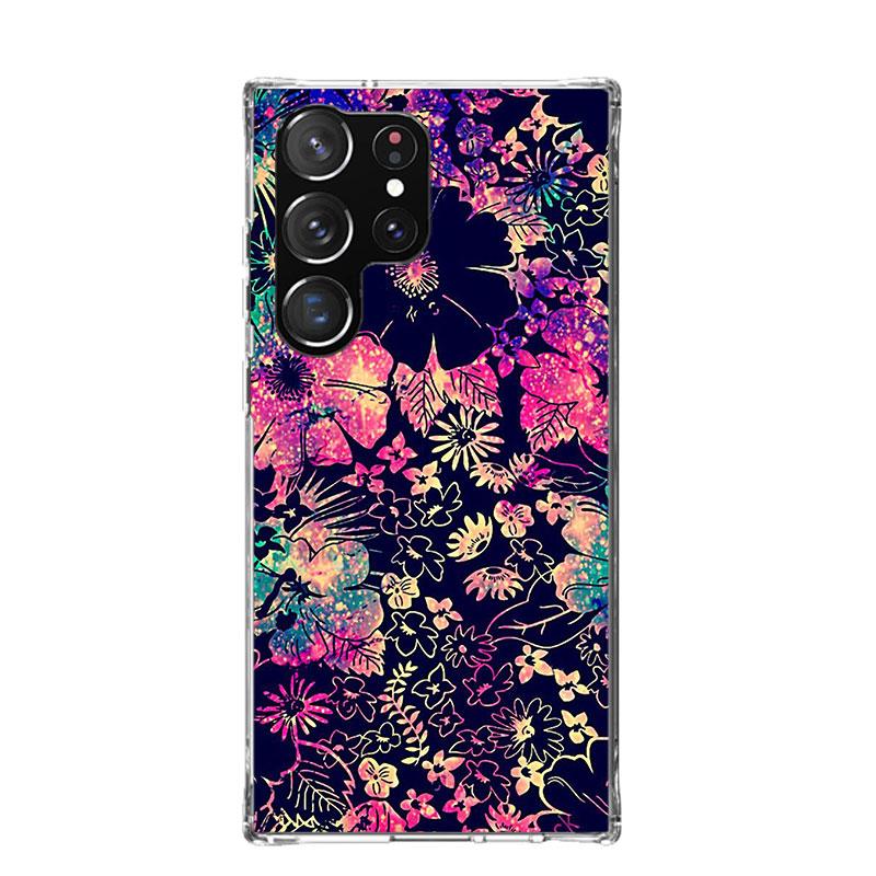 Mandala Sunflower Mandala Case Phone Cover for Samsung Galaxy S24 S25 Ultra S23 Plus S22 + S21 S20 FE S10 S25 Edge Trend Fundas