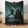 Star Wars Blanket Warmthful Decor Perfect for Picnics Bed Livingroom for All Occasions Digital Print Suitable for Gifting Relatives and Friends