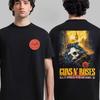 Retro Guns N Roses Baumwoll Band Shirt Unisex Sommer Kurzarm Modemarke T-Shirt Luxus Lässig Vintage