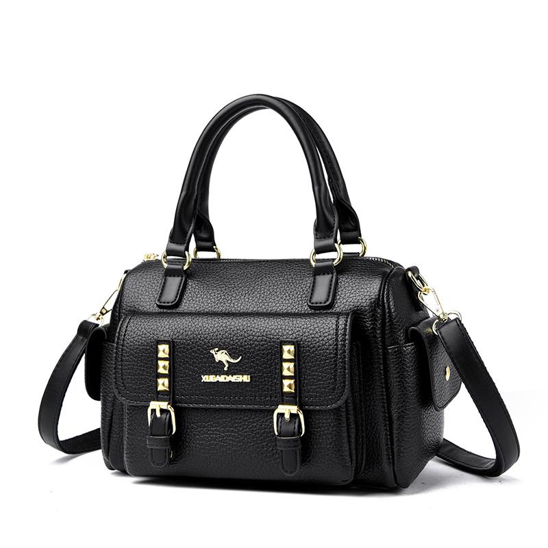 Borsa a tracolla da donna in morbida pelle PU di alta qualità, Borsa a spalla da donna alla moda, Adatta per l'uso quotidiano, Lo shopping, Il pendolarismo