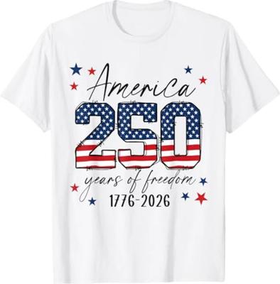 250 Anni Americani 250° Anniversario USA Patriottico 4 Luglio Maglietta S-3XL