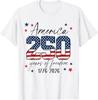 250 Years American 250th Anniversary USA Patriotic 4th July T-Shirt S-3XL