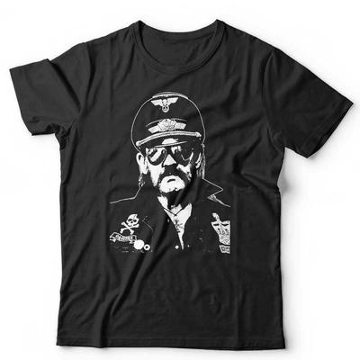 Lemmy Kilmister T-shirt Portret Rock N Roll Metal Icoon Ster Ace Of Spades