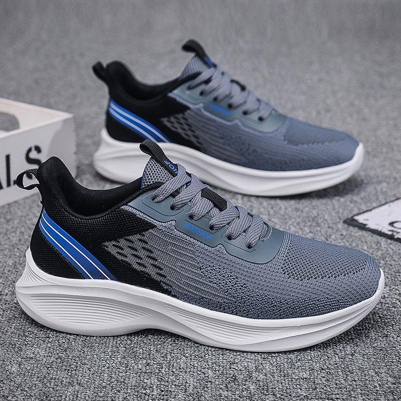 Junior High School Students Sports Shoes Men's Running Shoes Student High School Entrance Examination Special Shoes Youth Breathable Non-slip Lightwei