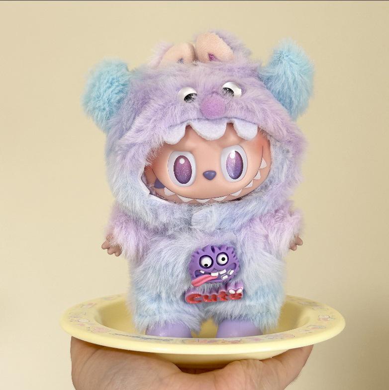 17cm Labubu Doll Clothing Set for 3.0 and First/Second Generation Sitting Party Blind Box Skirt