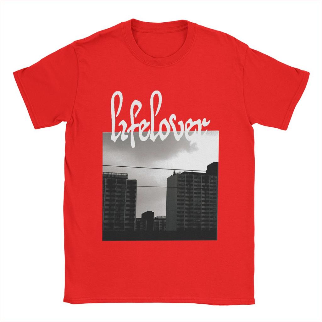 Men Lifelover Black Metal Depressive Rock T Shirts Pure Cotton Tops Vintage Short Sleeve Crewneck Tee Shirt Gift Idea T-Shirt