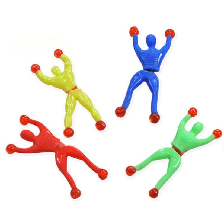 Sticky Spider-Man & Superman Wall Climber - Classic Toy Edition 9x3 cm
