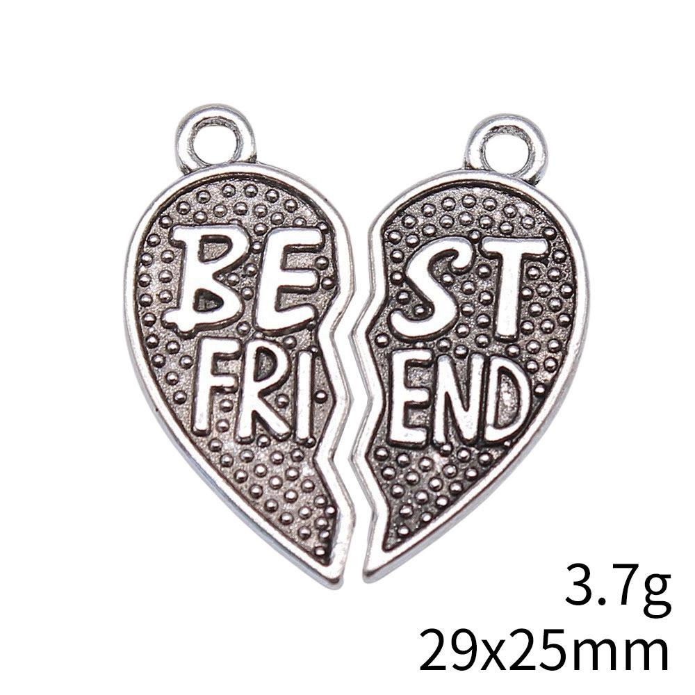 Valentine's Day Charm Phone Love Heart Tags Best Friends Charms Pendant Art Supplies Craft Pendants