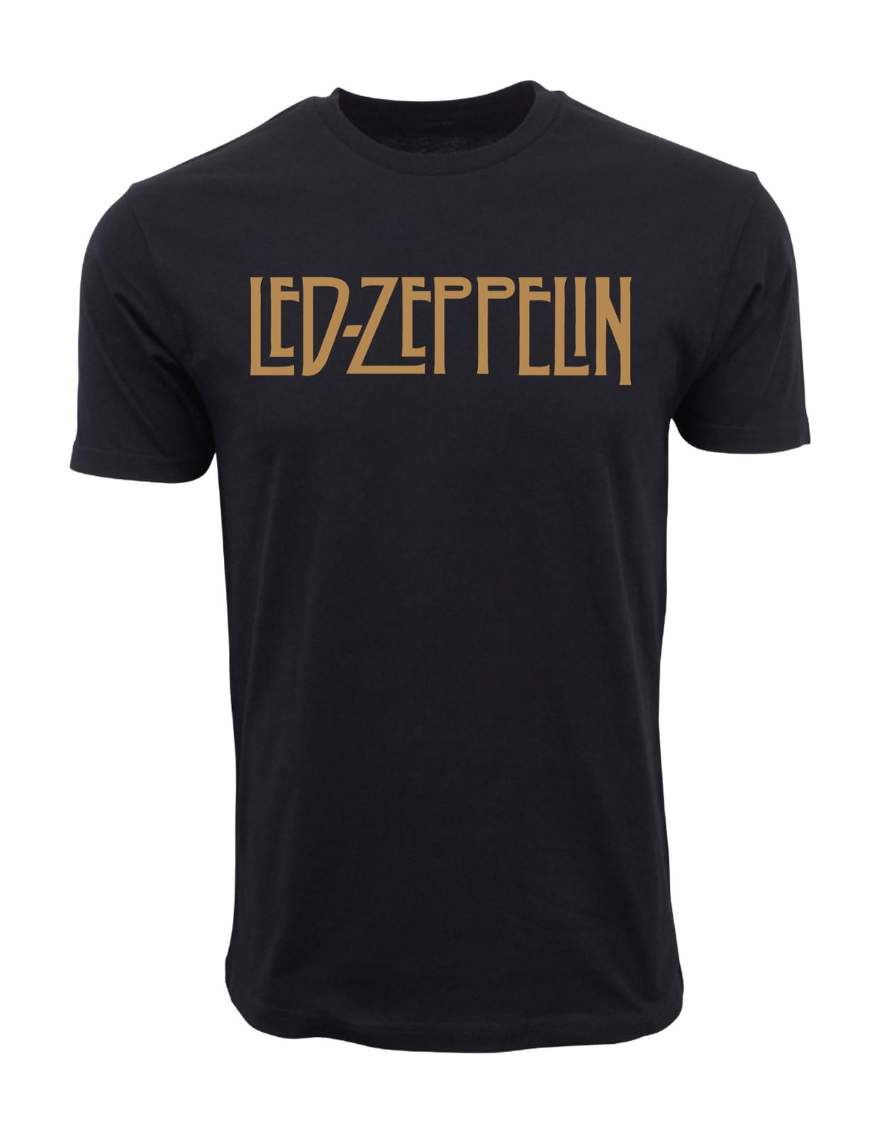 LED ZEPPELIN ZOSO LOGO T SHIRT GOLD XL
