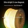 220V LED Strip Light - 320 Super Bright Waterproof LEDs for Outdoor Engineering and Tunnel Construction